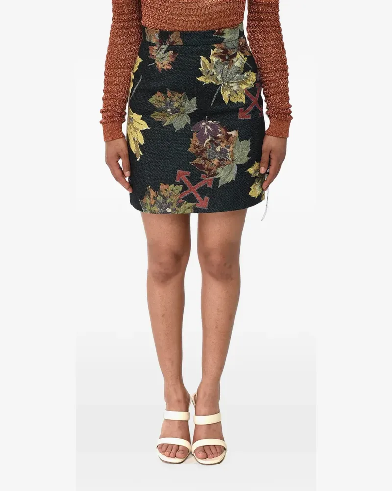 OFF-WHITE Arrow Crossjacquard mini skirt - Schwarz Schwarz