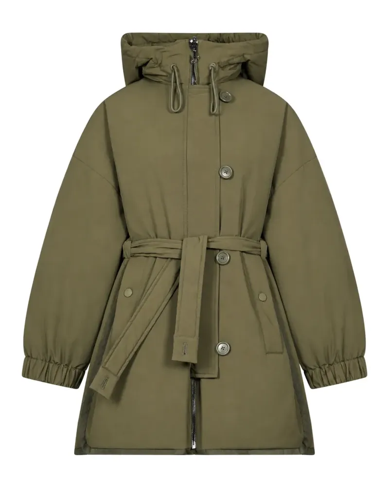 Max Mara Wendbarer Parka aus wasserabweisendem Leinwandgewebe - Grün Grün