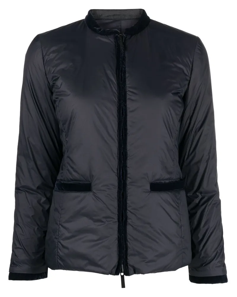 Emporio Armani Wendbare Jacke mit Futter - Blau Blau