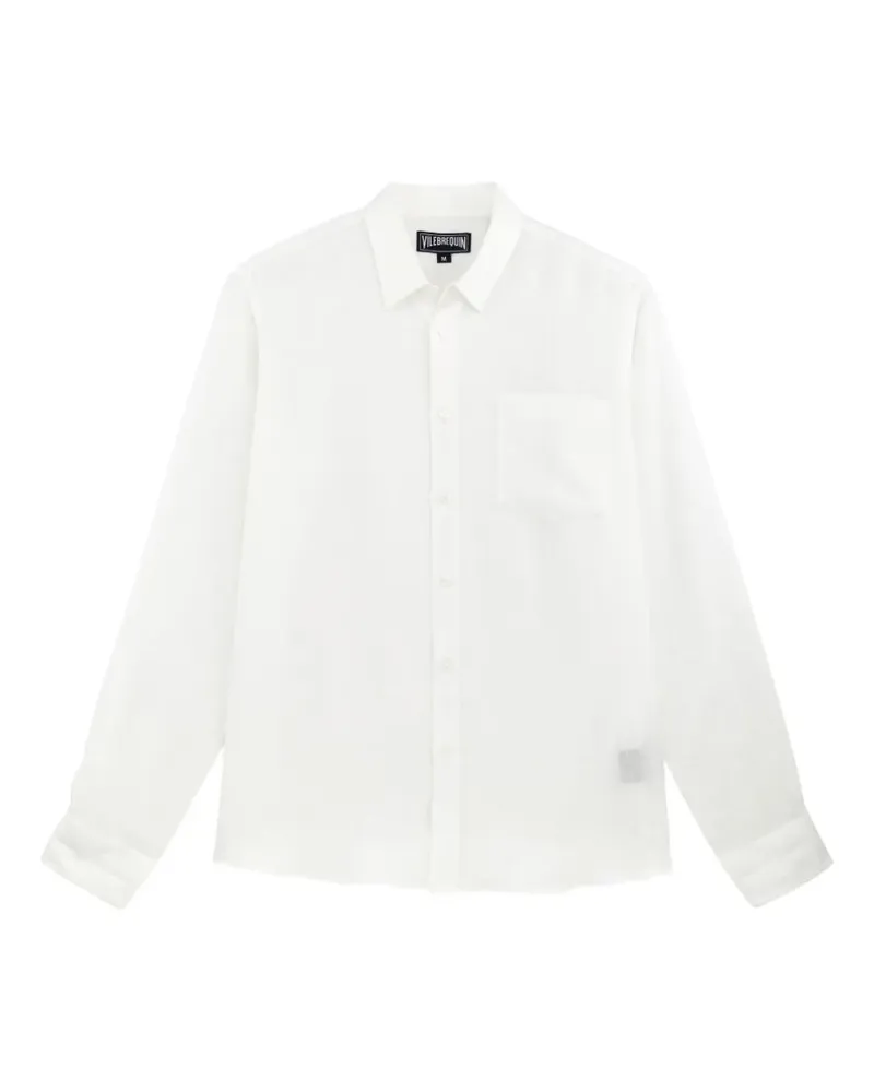 Vilebrequin Hemd mit Stickerei - Weiß Weiß