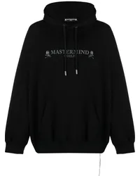 Mastermind World Hoodie mit Logo-Print Schwarz