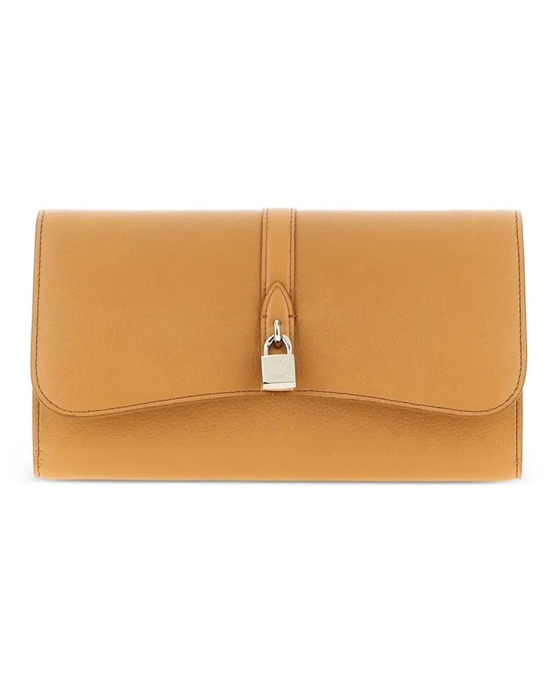 Stella McCartney Ryder Schultertasche mit Metallverschluss - Nude Nude