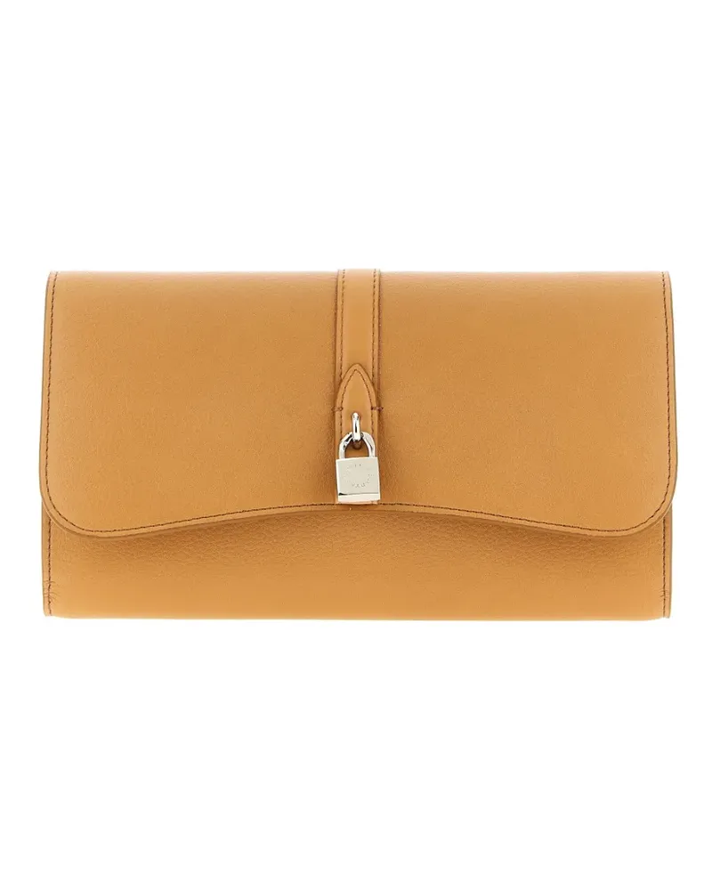 Stella McCartney Ryder metal-lock shoulder bag - Nude Nude