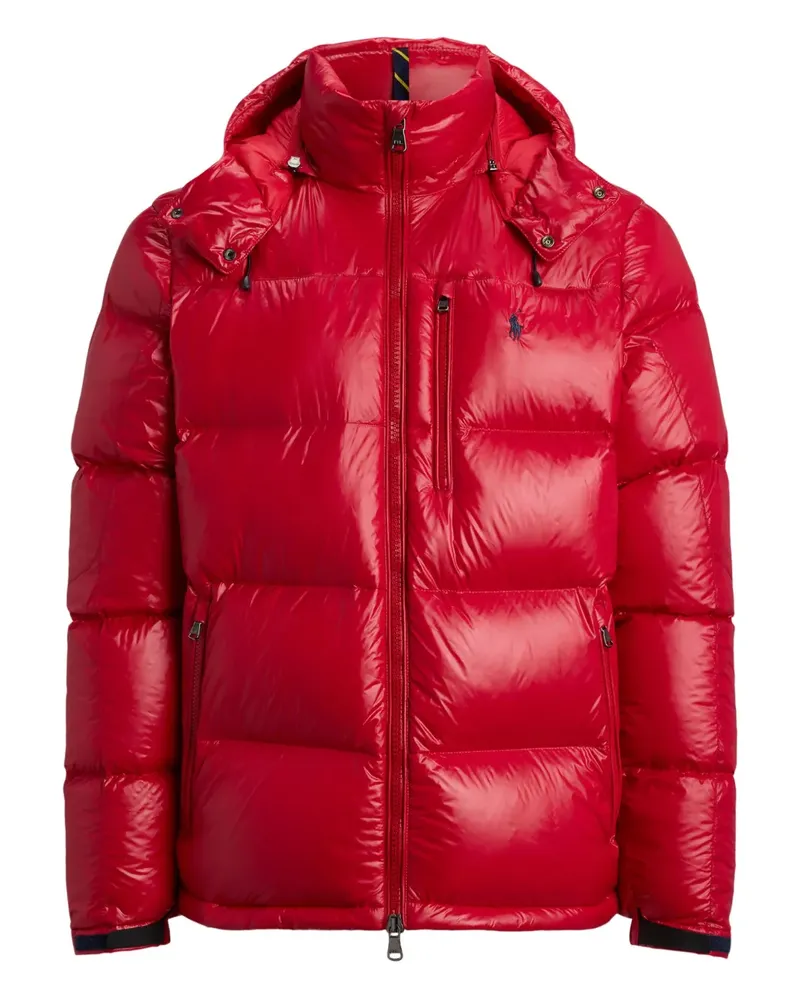 Ralph Lauren Gefütterte Kapuzenjacke - Rot Rot
