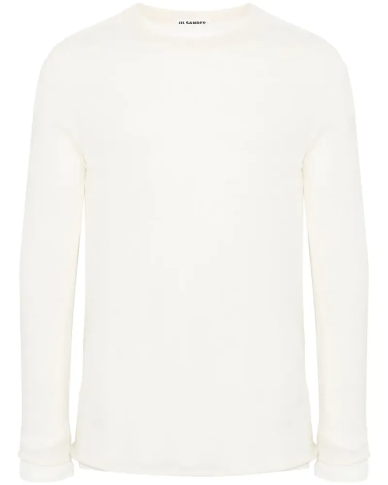 Jil Sander T-Shirt im Layering-Look - Nude Nude