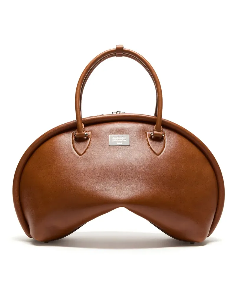 Acne Studios Schultertasche aus Leder - Braun Braun