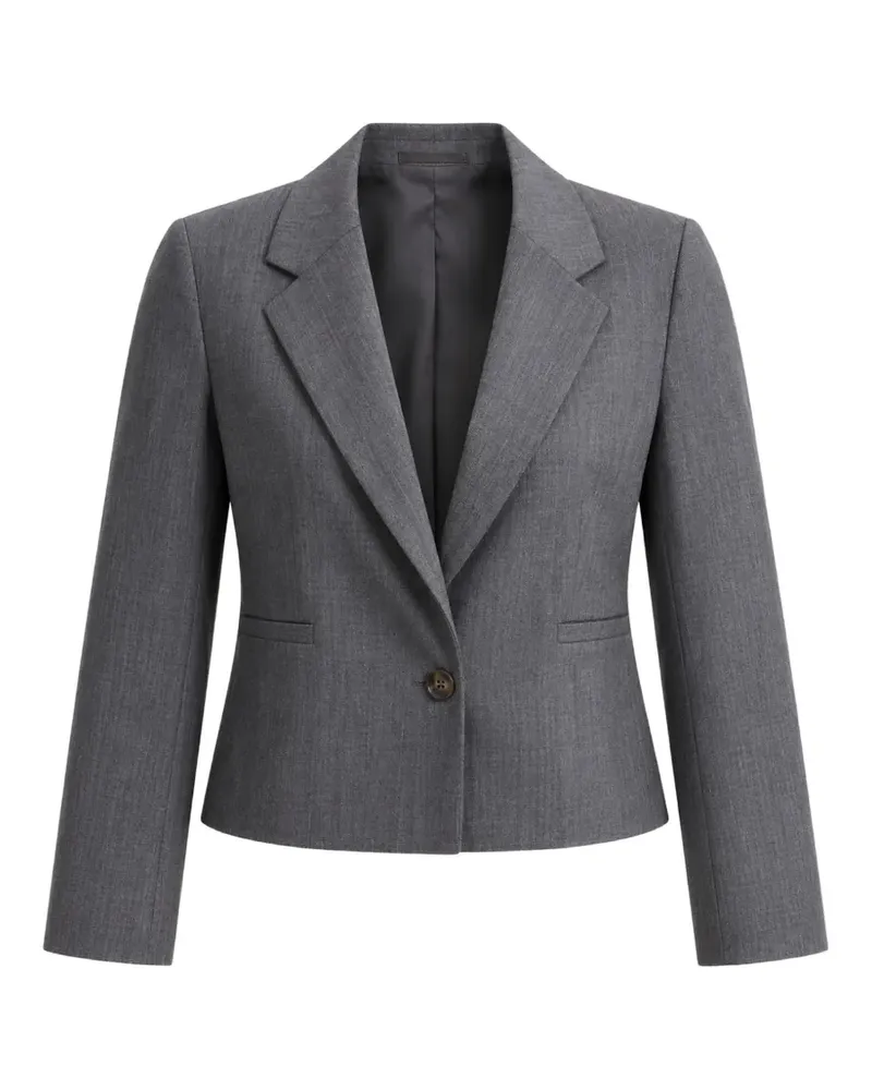 MARELLA single-breasted cropped blazer - Grau Grau