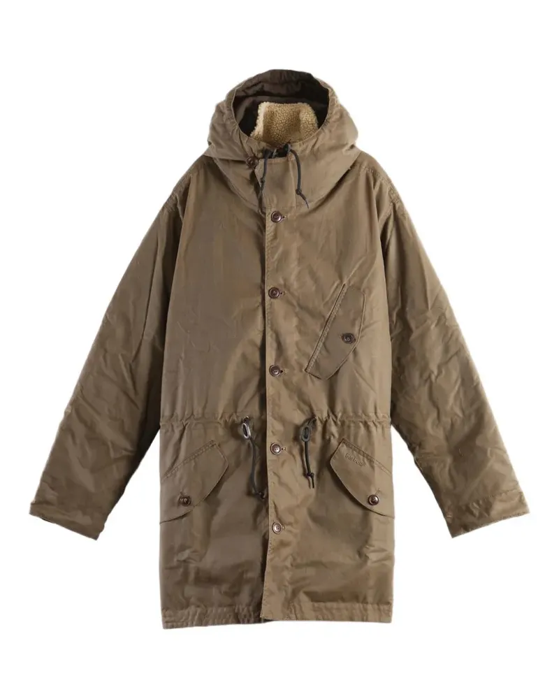Barbour Ursula hooded button-fastening coat - Braun Braun
