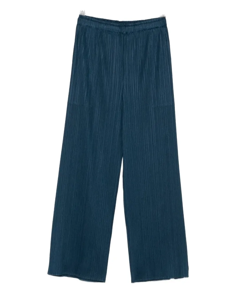 Issey Miyake Plissierte Hose - Blau Blau