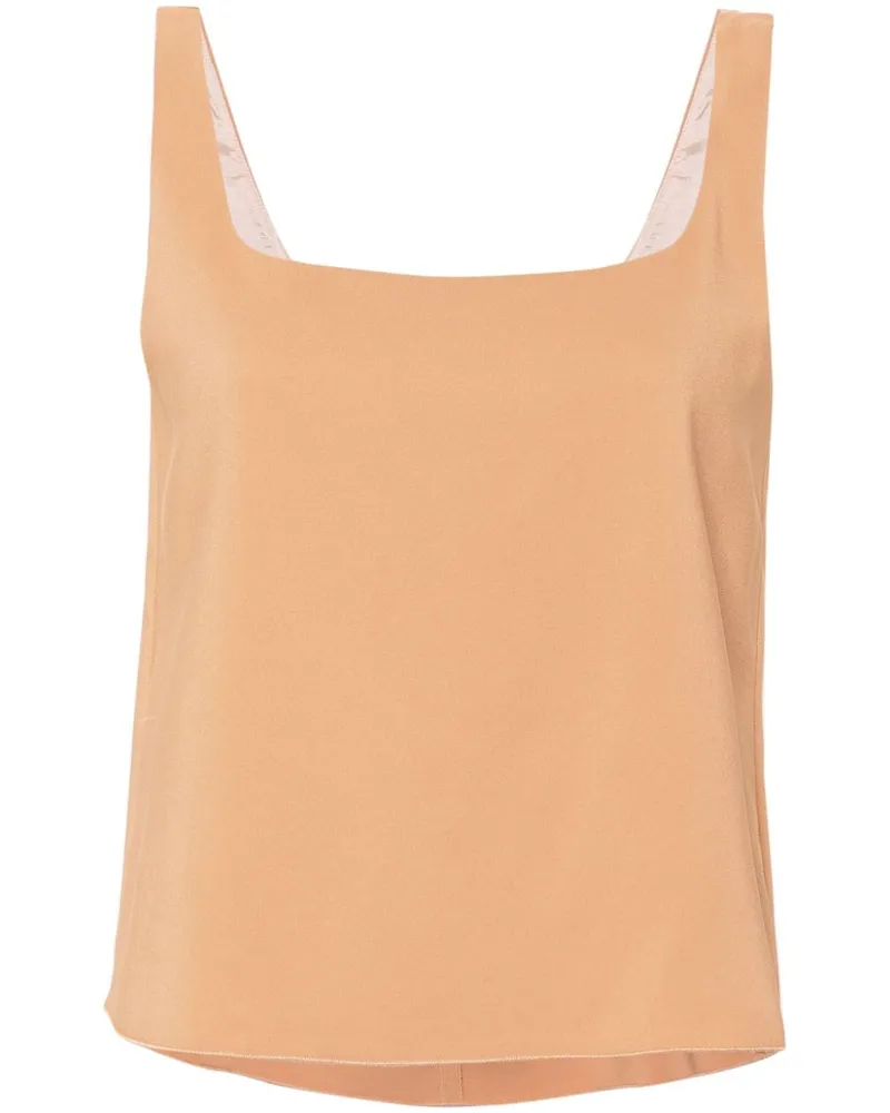 forte_forte Blusentop aus Krepp - Nude Nude