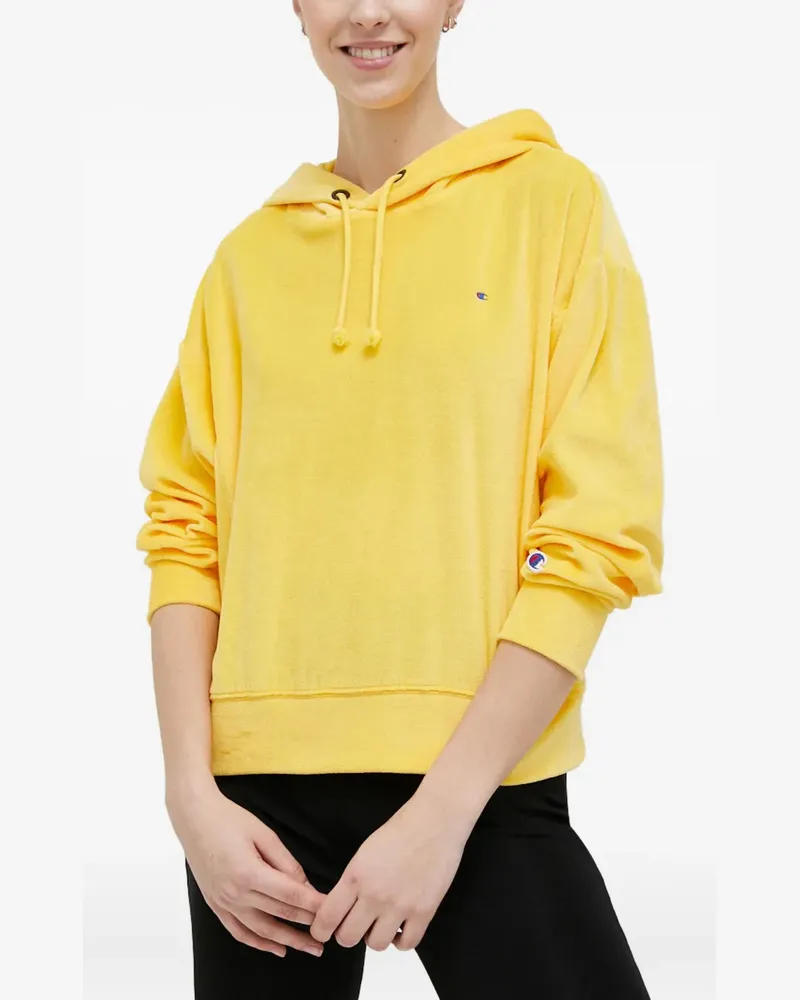 Champion Bestickter Hoodie - Gelb Gelb