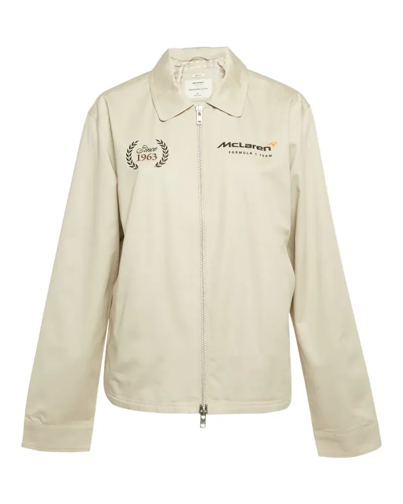 BAPE McLaren gabardine jacket - Nude Nude