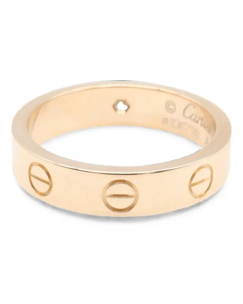 Cartier 2010s Love Ring mit Diamant - Rosa Rosa