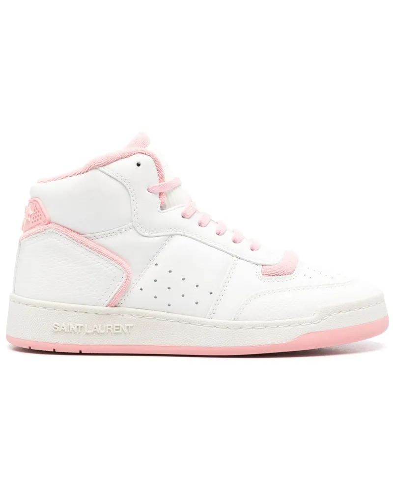 Saint Laurent Klassische High-Top-Sneakers - Weiß Weiß