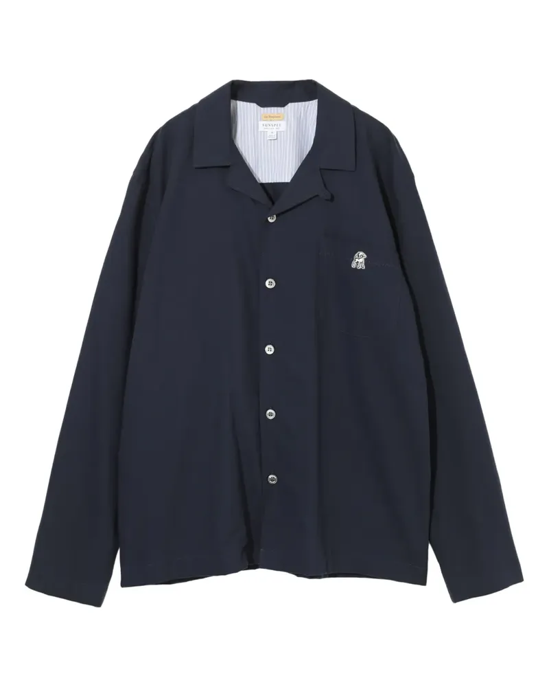 Undercover x Sunspel Hemd - Blau Blau