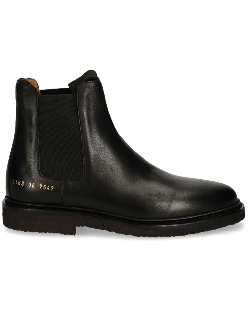Common Projects Stiefeletten aus Leder - Schwarz Schwarz
