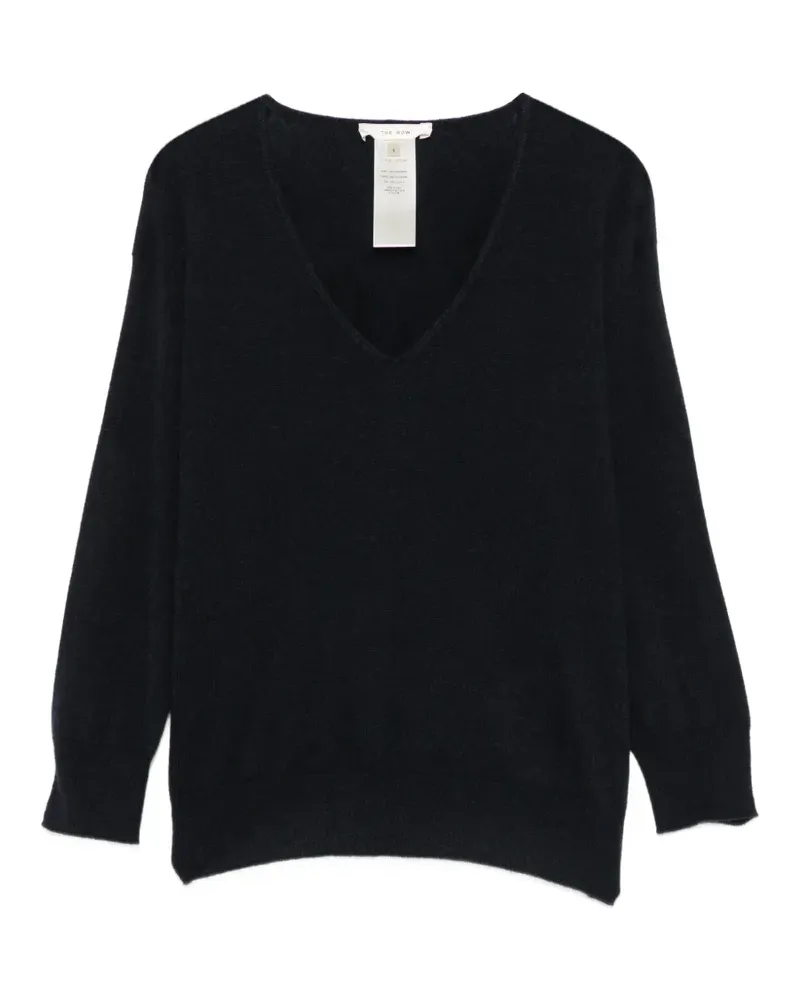 The Row Orchidea Pullover mit V-Ausschnitt - Blau Blau