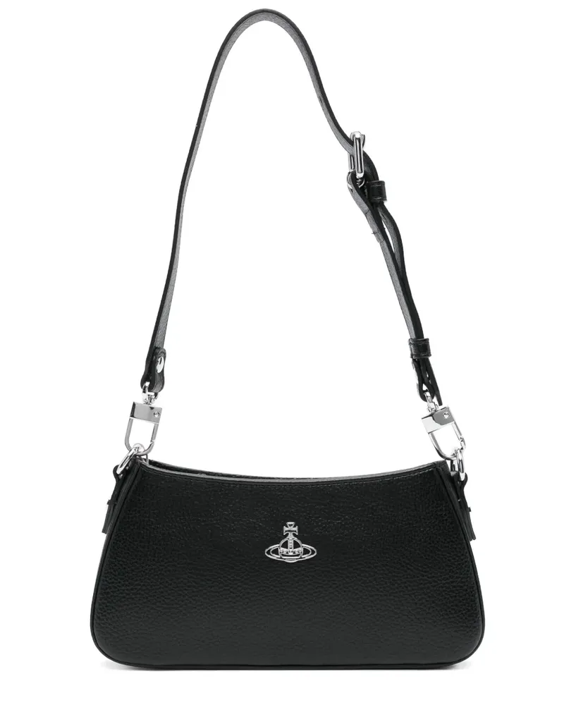 Vivienne Westwood Schultertasche aus Faux-Leder - Schwarz Schwarz