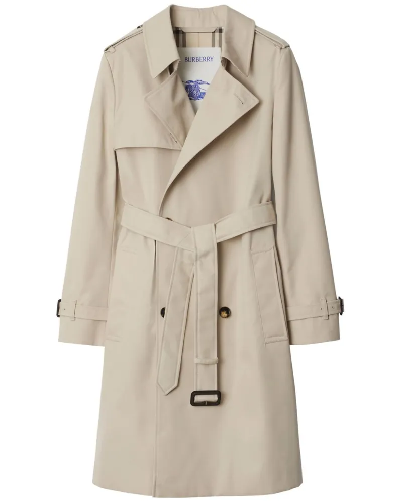 Burberry Trenchcoat in Midi-Länge - Nude Nude