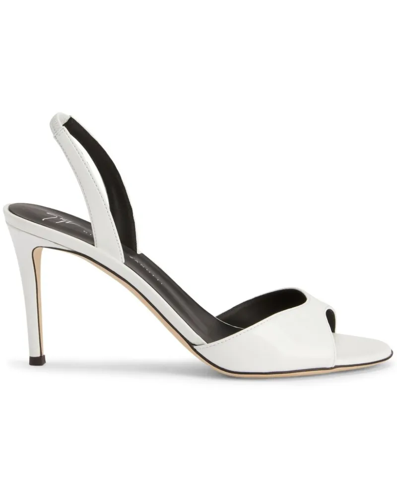 Giuseppe Zanotti Lilibeth Slingback-Sandalen 70mm Weiß