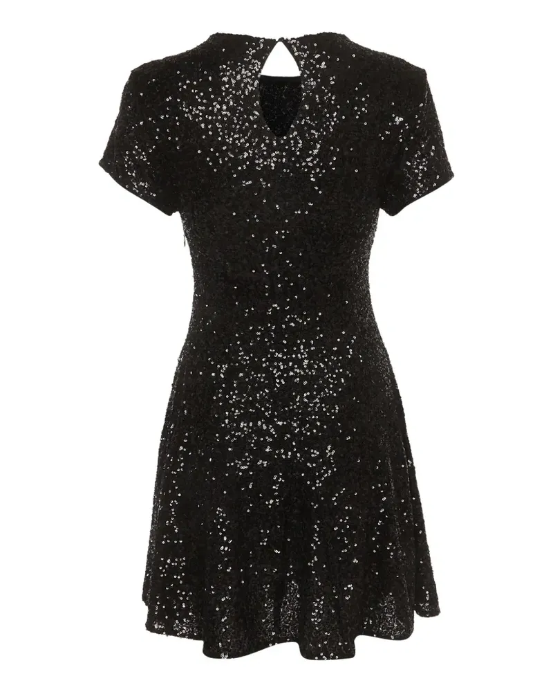 Maje sequin-embellished mini dress - Schwarz Schwarz