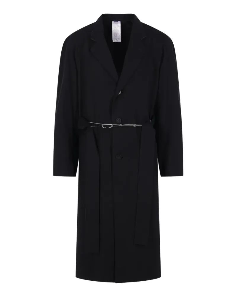 Magliano belted cotton coat - Schwarz Schwarz