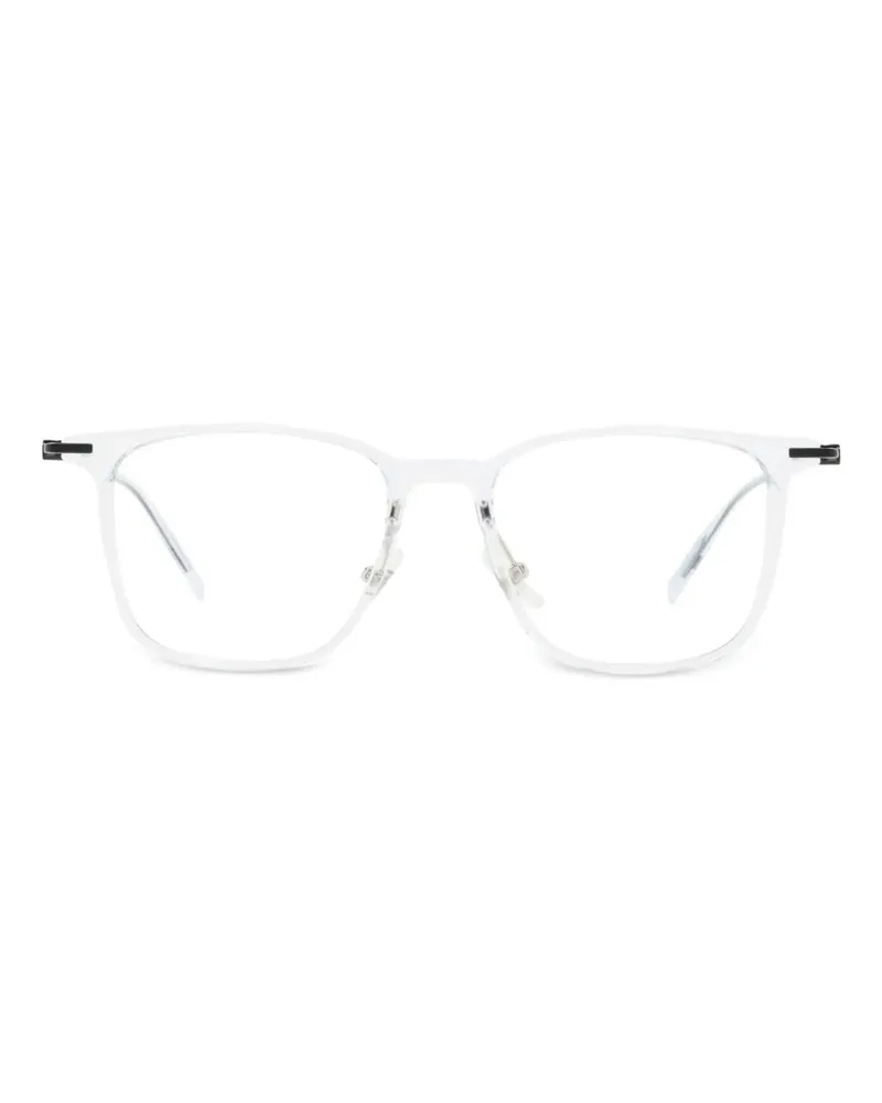 Montblanc Brille mit eckigem Gestell - Weiß Weiß