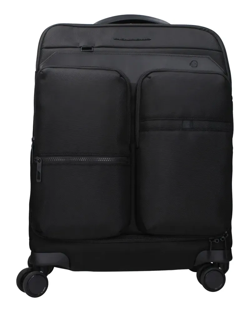 Piquadro telescopic-handle luggage - Schwarz Schwarz