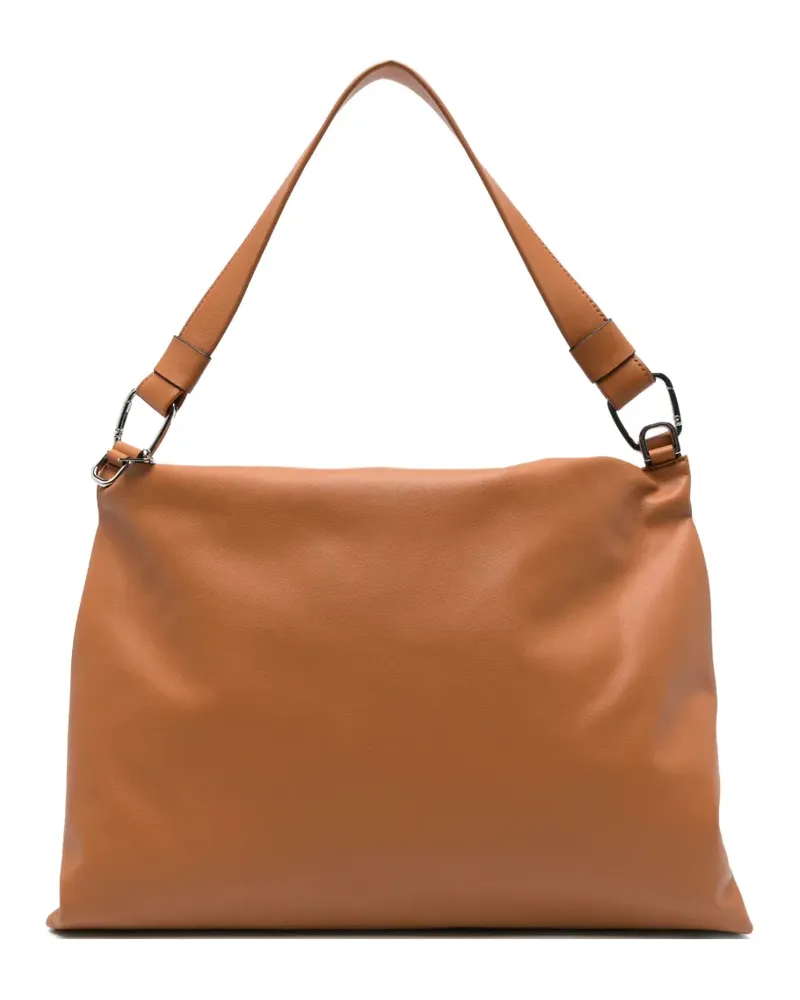 Cromia chain leather tote bag - Braun Braun