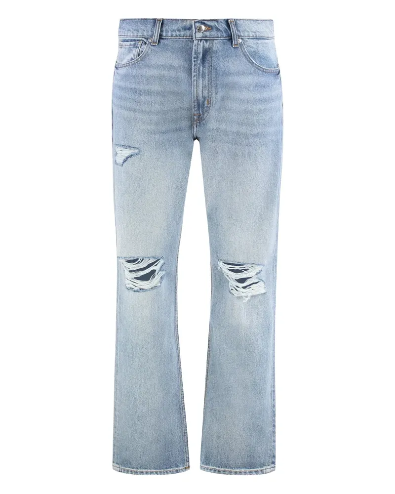 7 for all mankind Ausgeblichene Jeans - Blau Blau