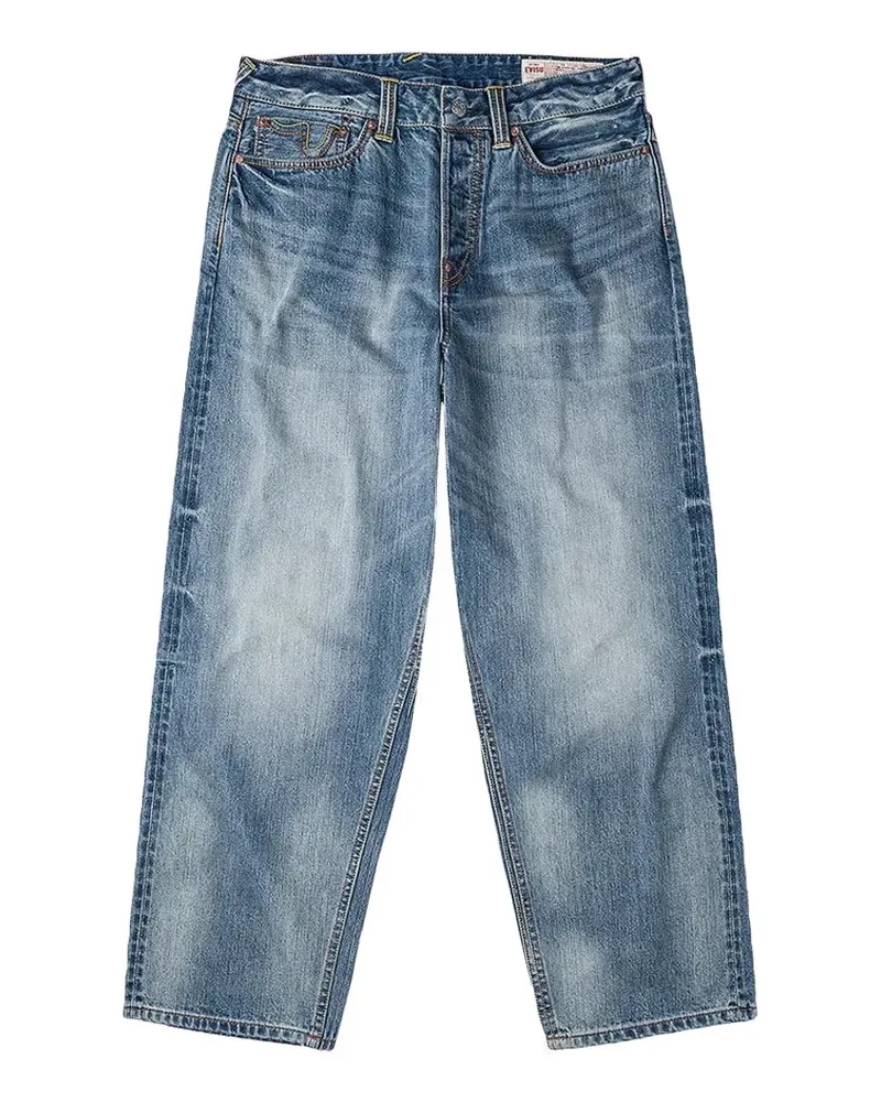 Evisu Daicock Jeans mit Print - Blau Blau
