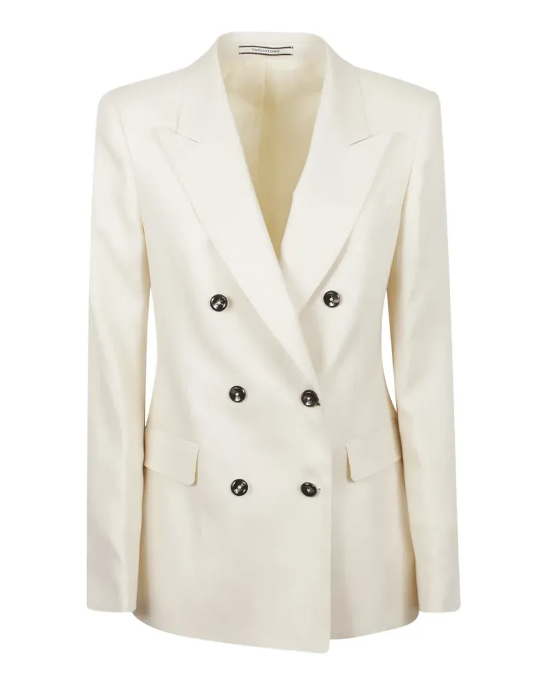 Tagliatore Parigi double-breasted peak-lapel blazer - Nude Nude