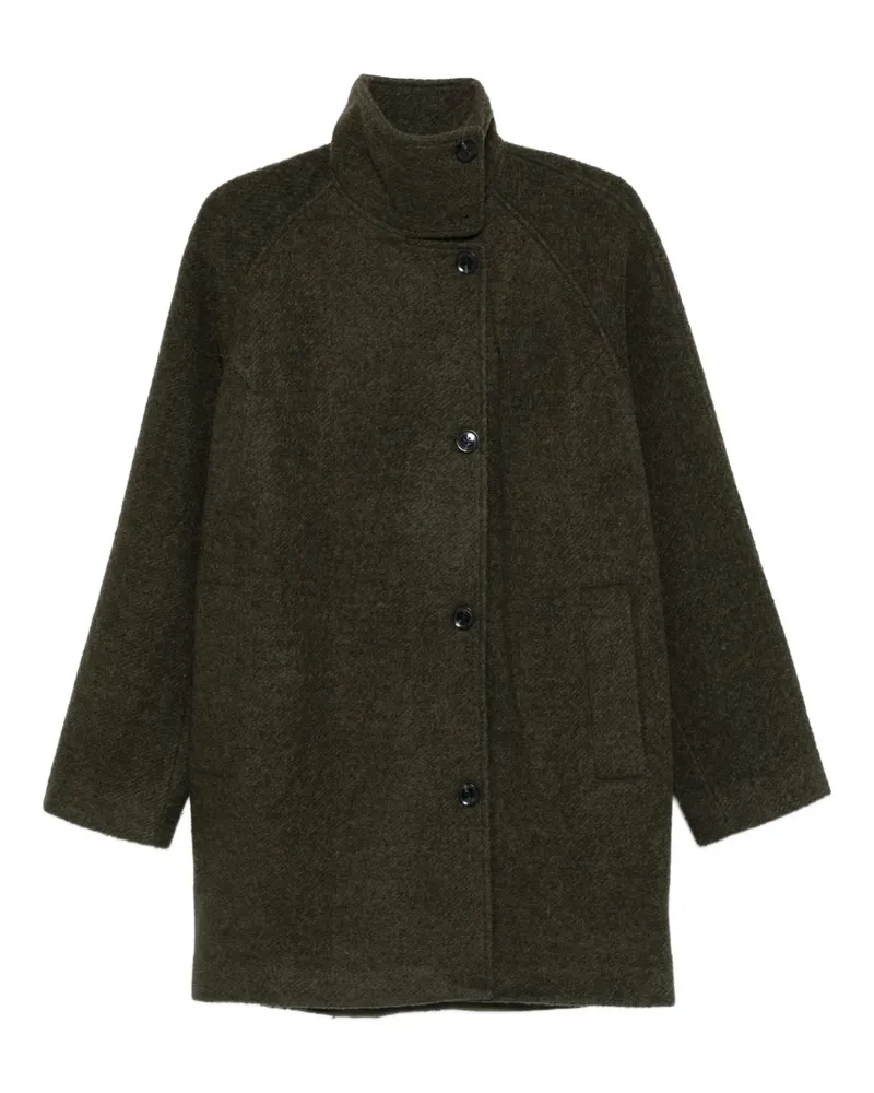 Samsøe & Samsøe Schmale Jacke mit Stehkragen - Grün Grün
