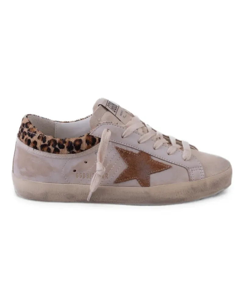 Golden Goose Superstar Sneakers mit Leopardenprint - Nude Nude