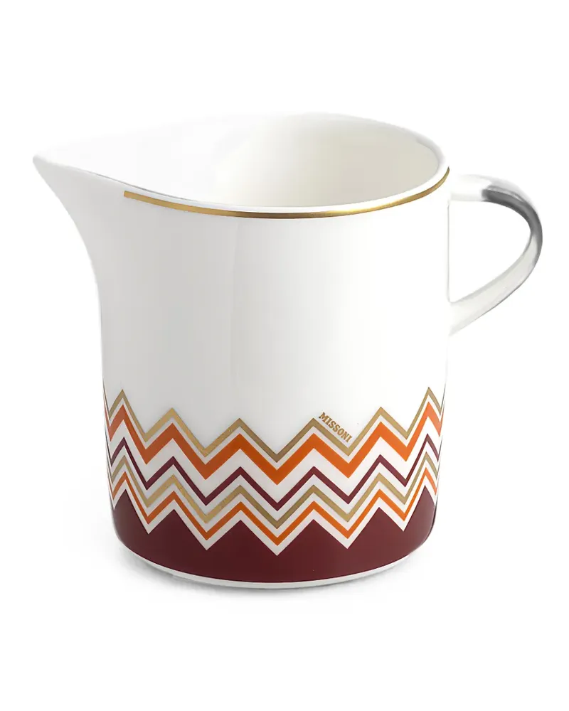 Missoni zigzag-print milk jug - Weiß Weiß