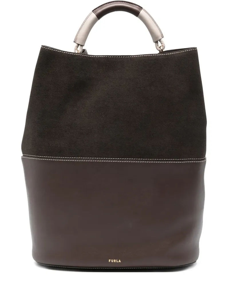 Furla Sfera top-handle tote bag - Braun Braun