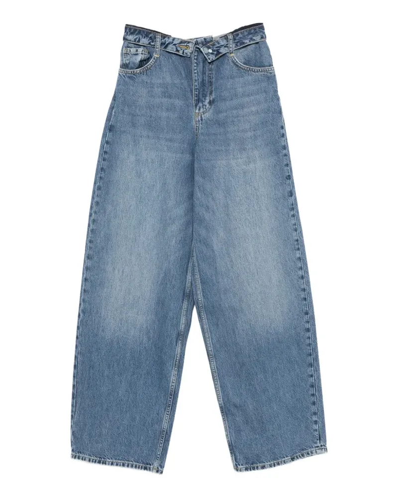 Liu Jo button baggy jeans - Blau Blau