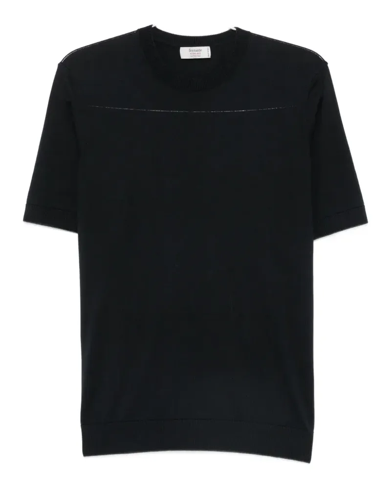 Ferrante short-sleeve sweater - Blau Blau
