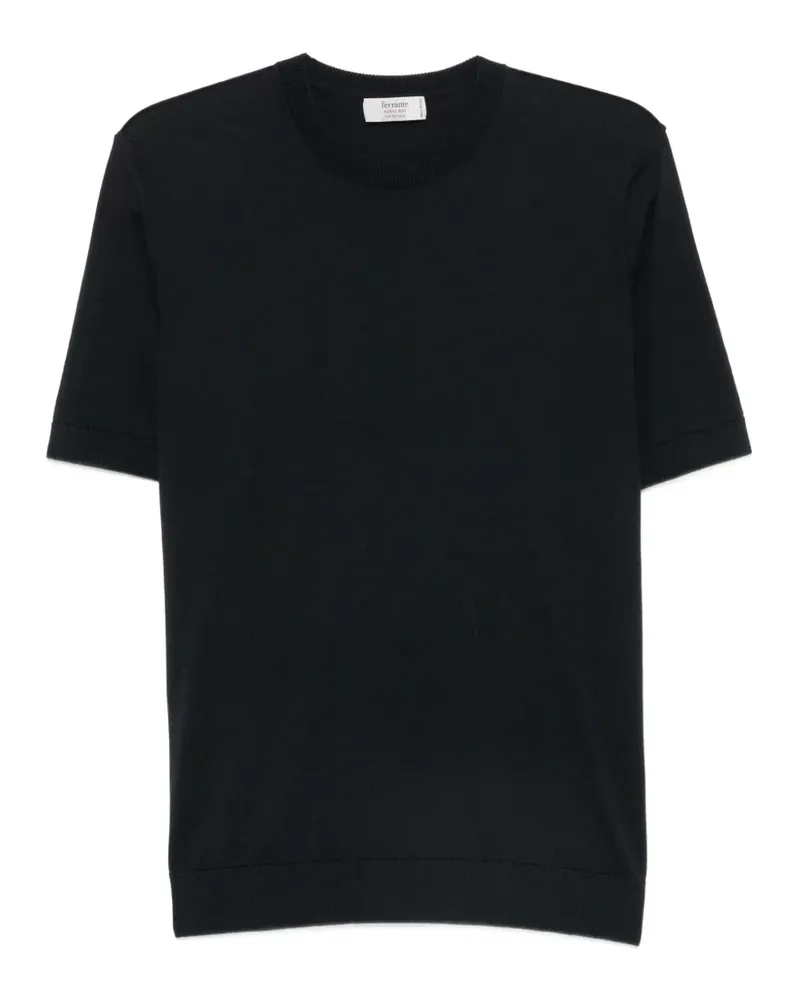 Ferrante Kurzärmeliger Pullover - Blau Blau