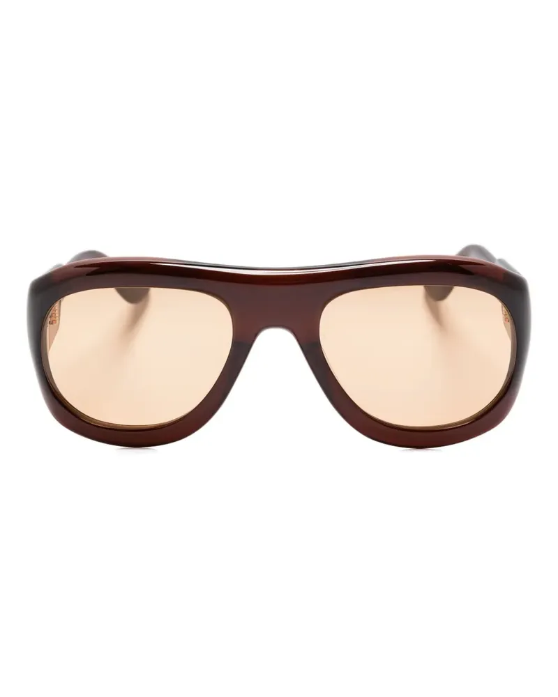 Port Tanger Getönte Pilotenbrille - Braun Braun