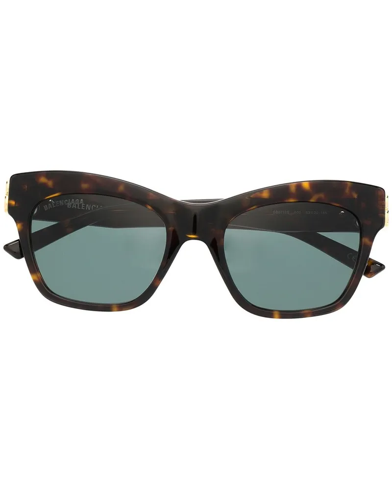 Balenciaga BB Cat-Eye-Sonnenbrille - Braun Braun