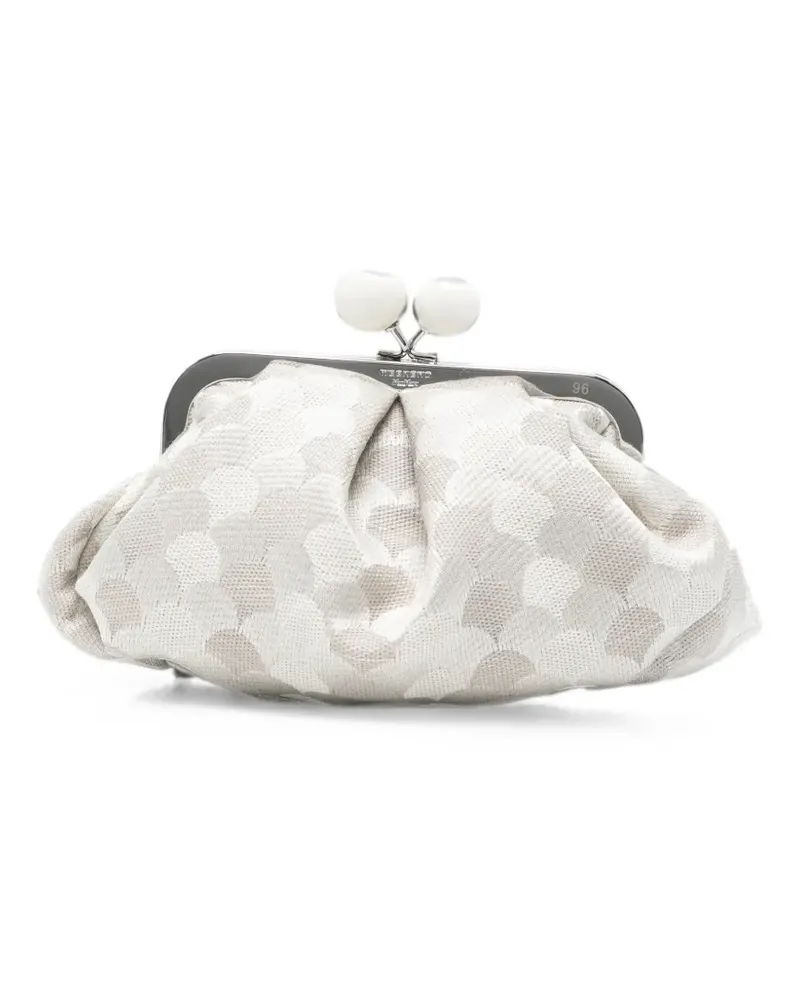 Max Mara Pasticcino jacquard-knit shoulder bag - Grau Grau