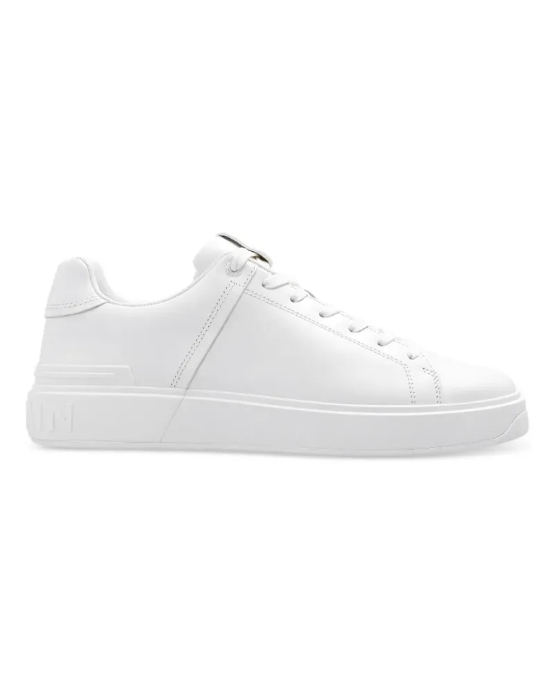 Balmain Sneakers mit Logo-Prägung - Weiß Weiß