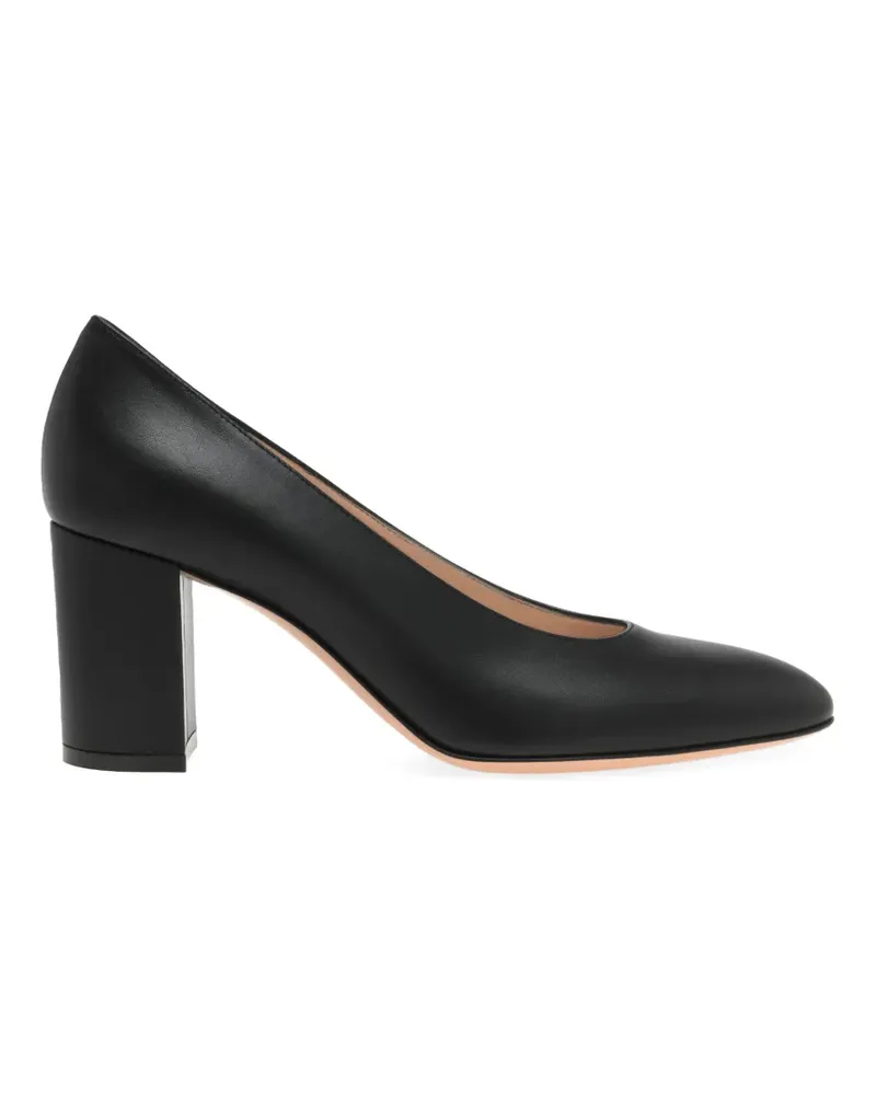 Gianvito Rossi Ryan block-heel pumps - Schwarz Schwarz