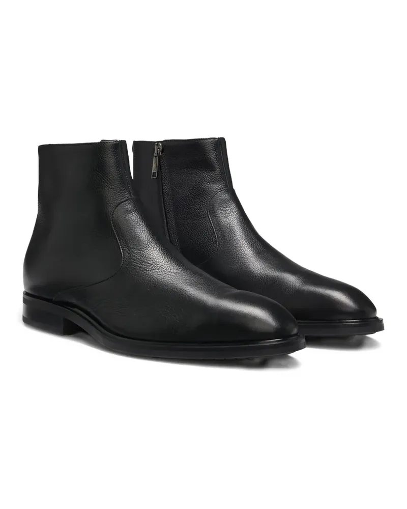 HUGO BOSS leather chelsea boots - Schwarz Schwarz