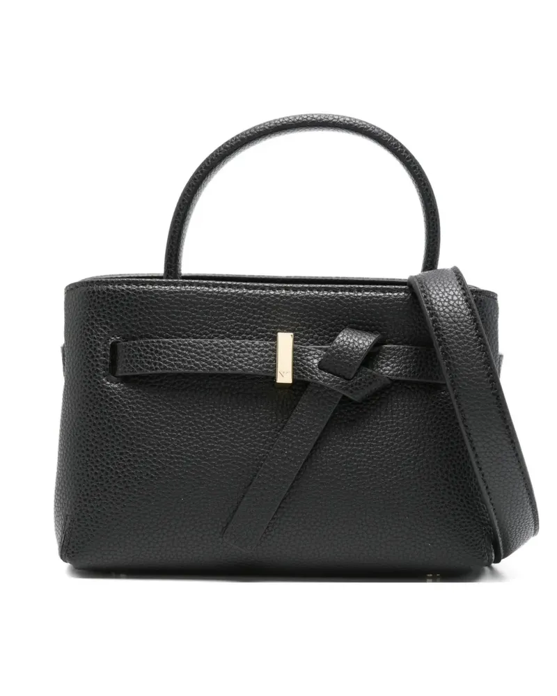 Emporio Armani Mini Tote Bag mit Knotendetail - Schwarz Schwarz