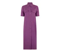 Kleid mit kurzen Ärmeln - Violett