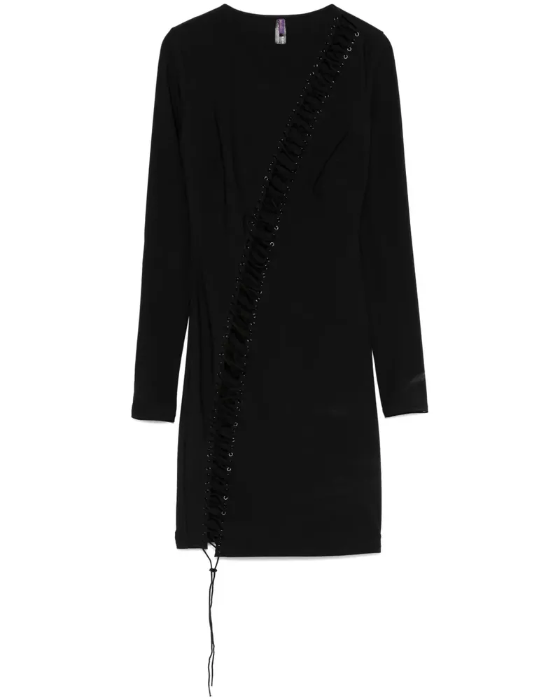 Maison Close Nuit Infinie Minikleid - Schwarz Schwarz