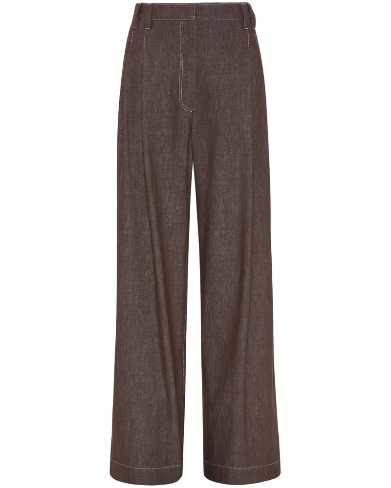 Brunello Cucinelli Hose mit geradem Bein - Braun Braun