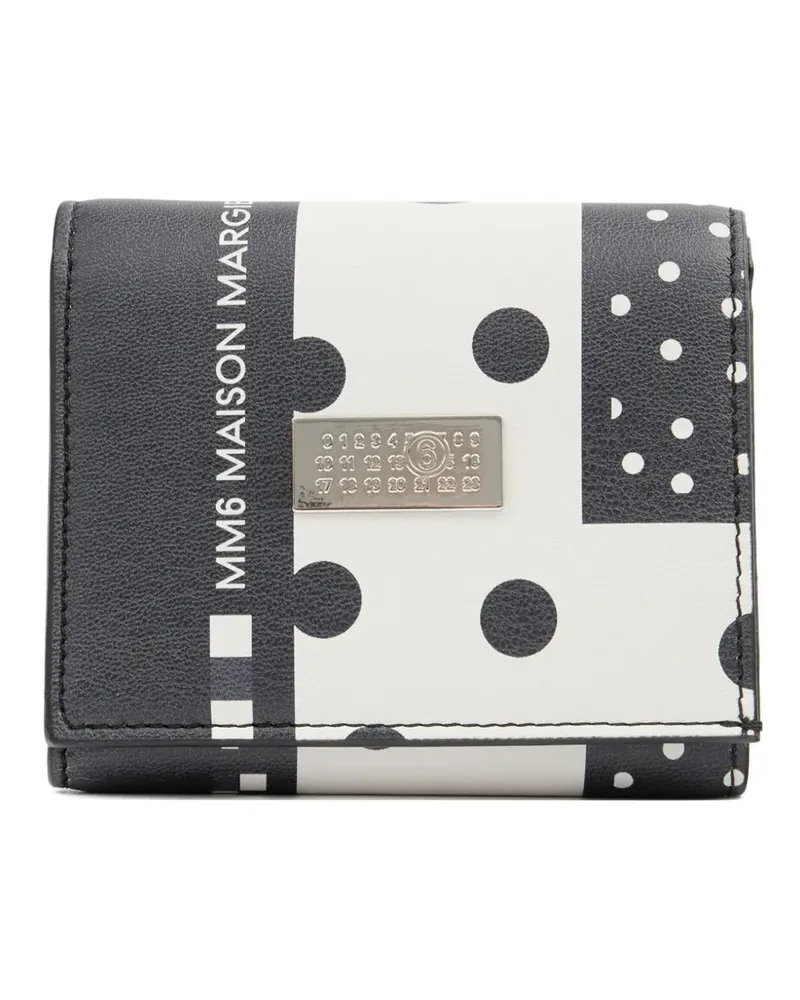 Maison Margiela Portemonnaie mit Polka Dots - Weiß Weiß